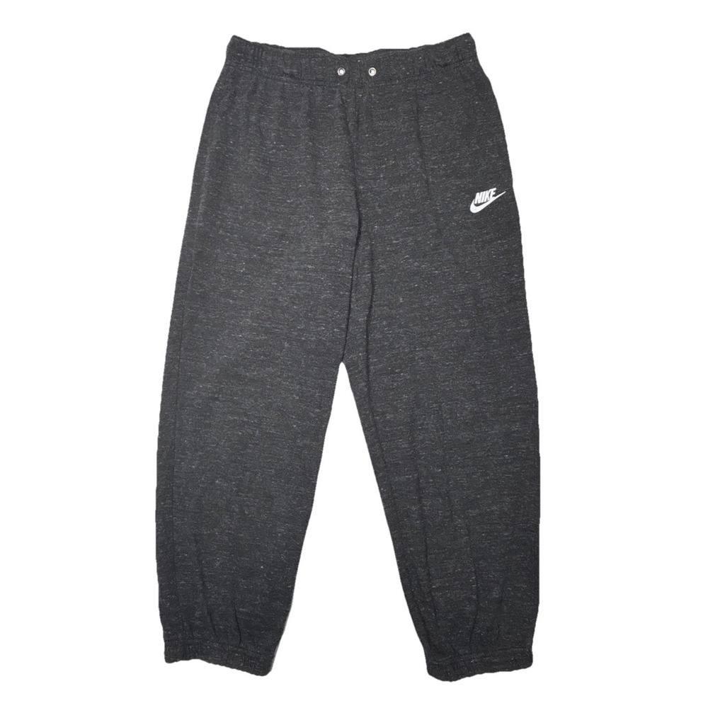 Nike‎ Jogger Sweatpants DM6384-010 Dark Gray Heather Elastic Cuff Men's S